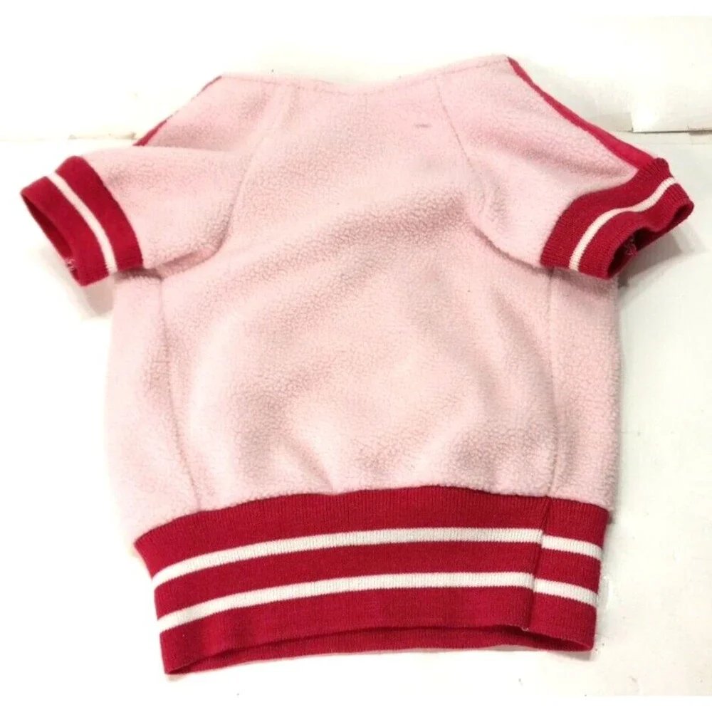 Casual Canine Dog Sweater Sweatshirt Pink Sporty 13 In Long  22 In Around *L